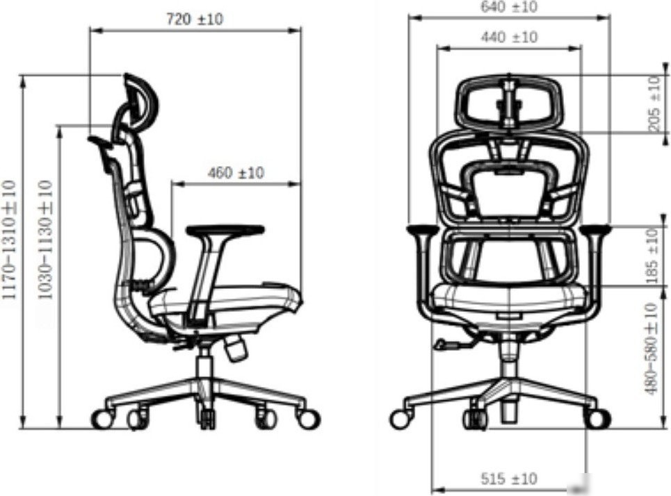 Офисное кресло SitZone U-062A (сетка, черный)