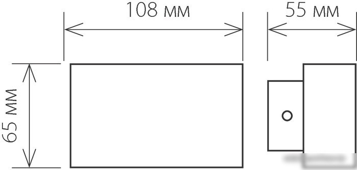 Бра Elektrostandard 1555 Techno LED Twinky Double (белый)