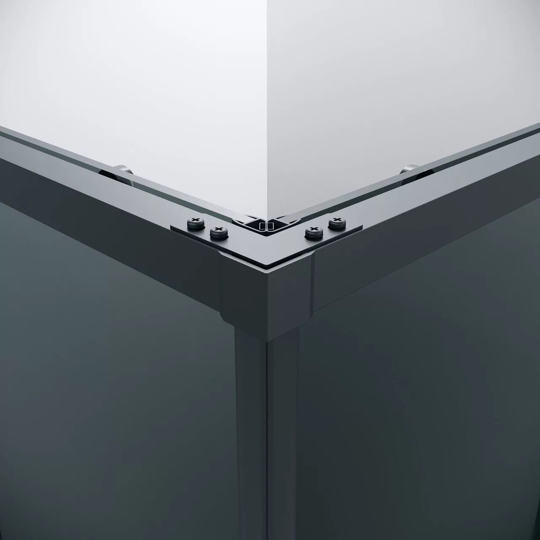Душевой уголок Grossman Galaxy 100x90x195 300.K33.01.1090.21.10 (черный матовый/тонированное стекло)