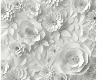 Фотообои Citydecor Цветы модерн 3D 300x254