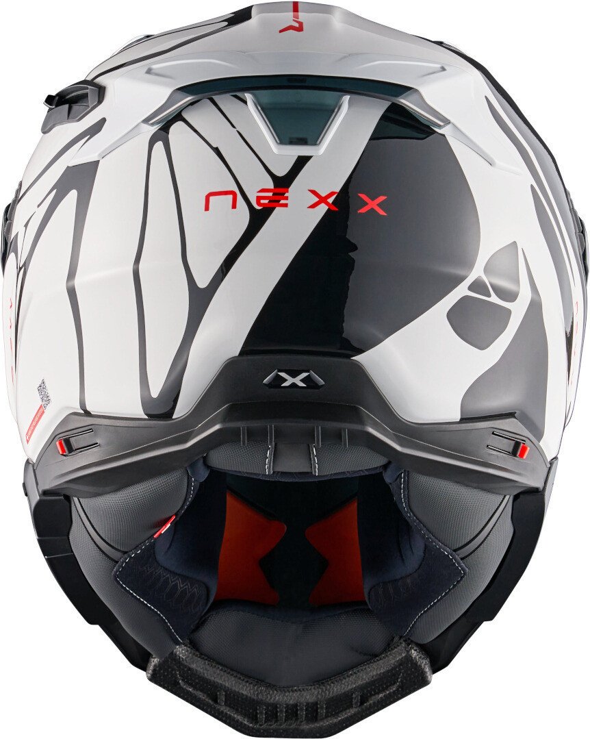 Мотошлем Nexx Helmets X.WST3 B-Side (XL, белый/черный)