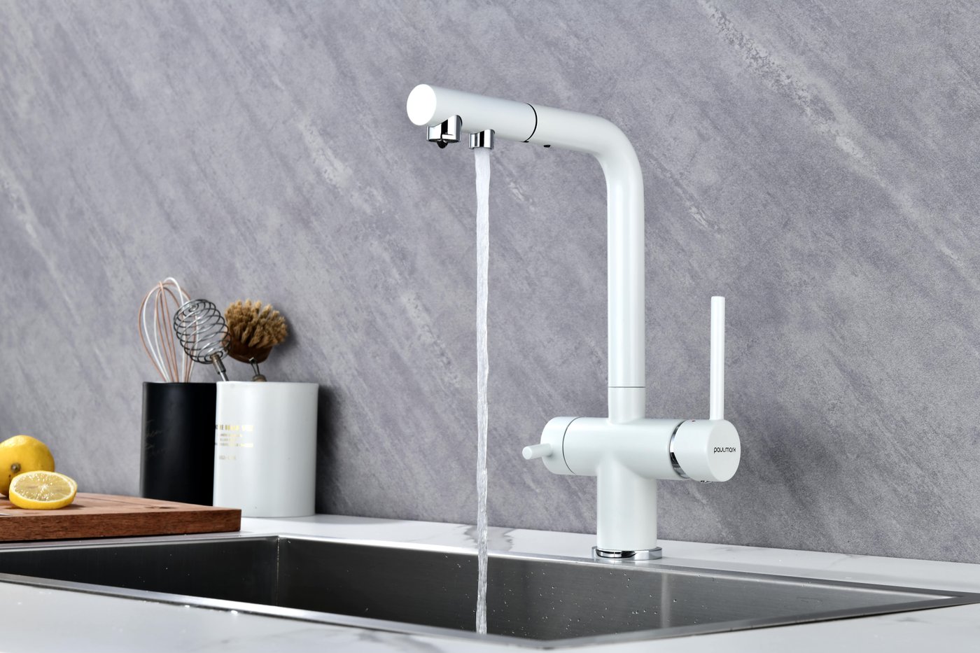 Смеситель Paulmark Se213222-WH