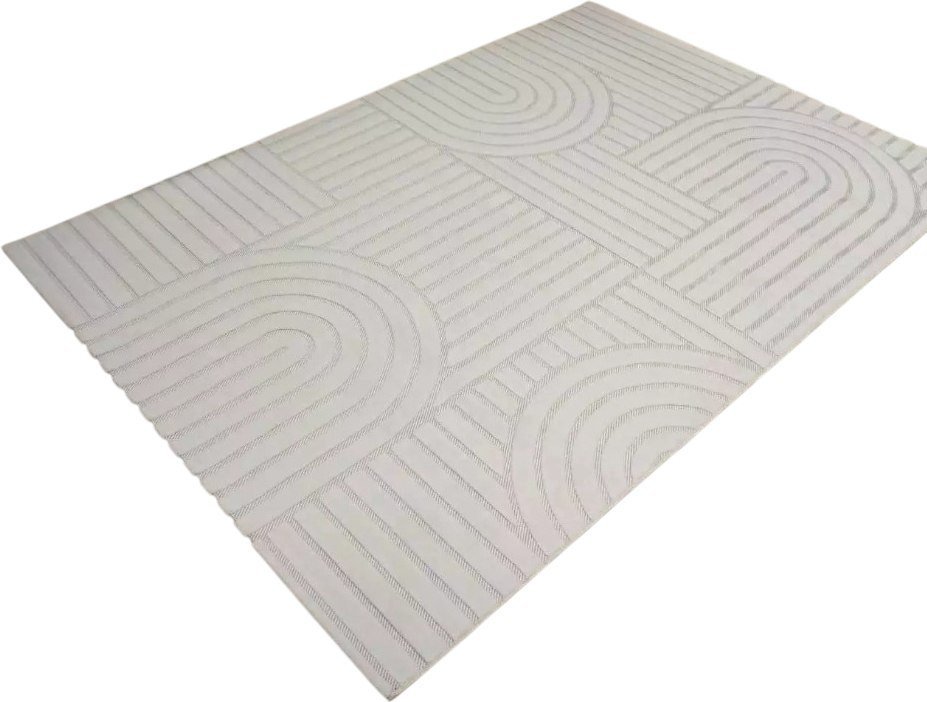 Ковер для жилой комнаты Radjab Carpet Сканди Сизаль Прямоугольник 10946A 12199RK (3x4, Krem/Krem)