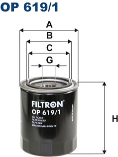 Масляный фильтр Filtron OP 619/1