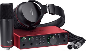 Комплект для звукозаписи Focusrite Scarlett 2i2 Studio (4-е поколение)