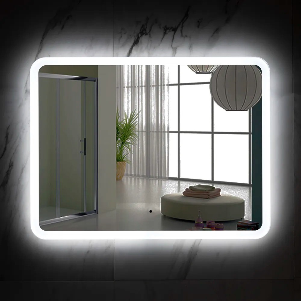 Пекам Зеркало Marta 100x60 marta-100x60B (с подсветкой,с бесконтактным сенсором)