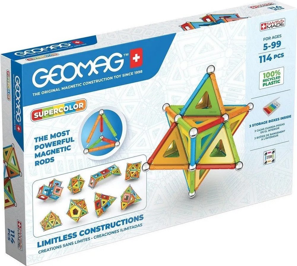Магнитный конструктор Geomag Многоцвет GM382