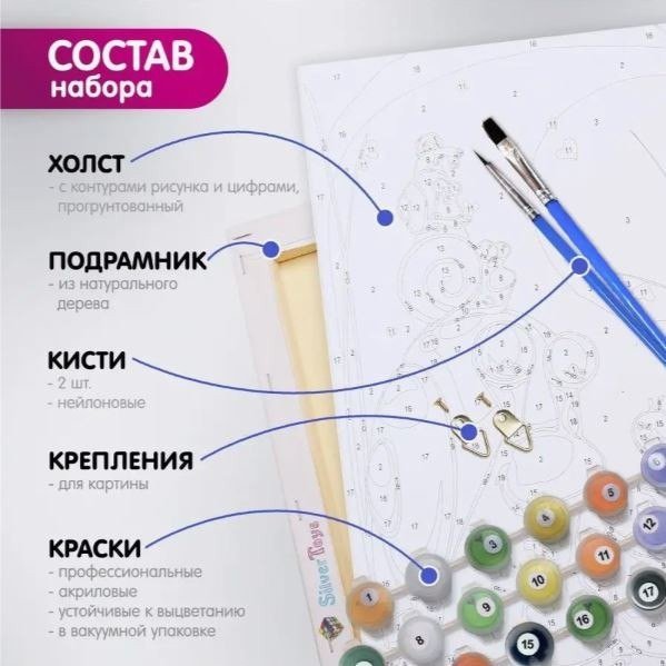 Картина по номерам ILikeGift Мемчики. Наташ, вставай! HR0674