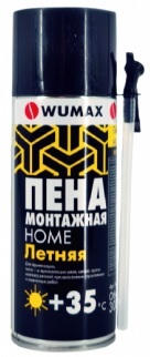 Монтажная пена Wurth Wumax Home Max летняя 350 мл