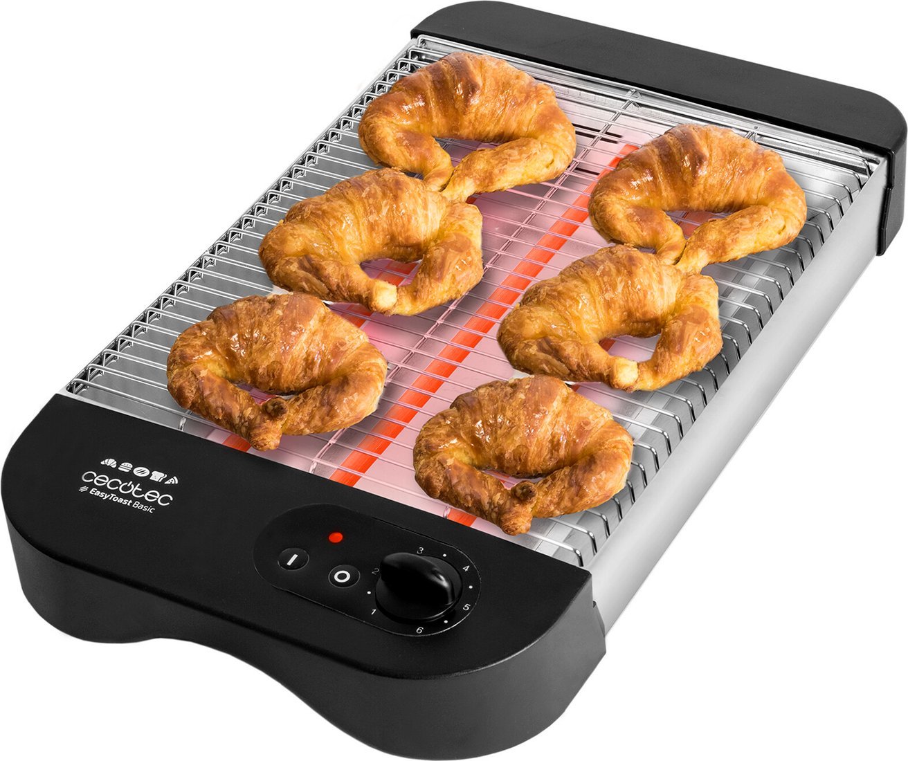 Электрогриль Cecotec Turbo EasyToast Basic Flatbed