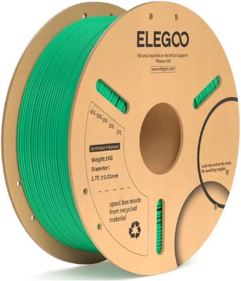 Филамент Elegoo PLA+ (1.75 мм, 1 кг, морская волна)