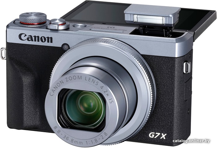 Фотоаппарат Canon PowerShot G7 X Mark III (серебристый)