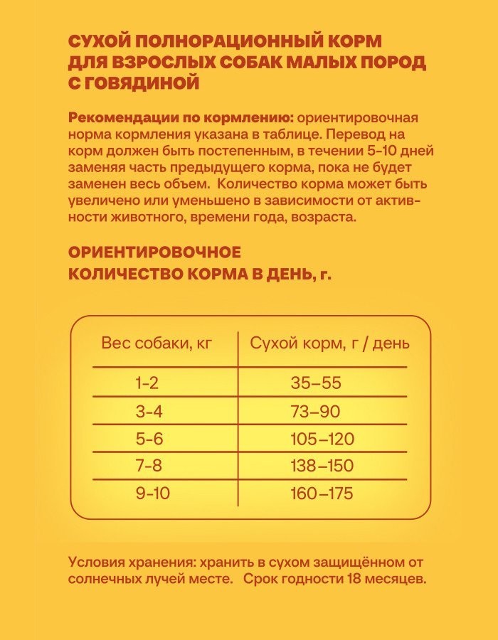 Сухой корм для собак Хаппи Лаппи Говядина 600 г