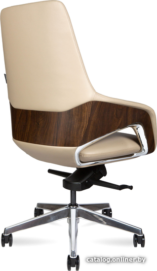 Кресло Norden Шопен LB FK 0005-B Beige Leather (кожа бежевая/алюминий)