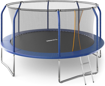 Батут Unix Line Supreme Basic 14 ft (blue)