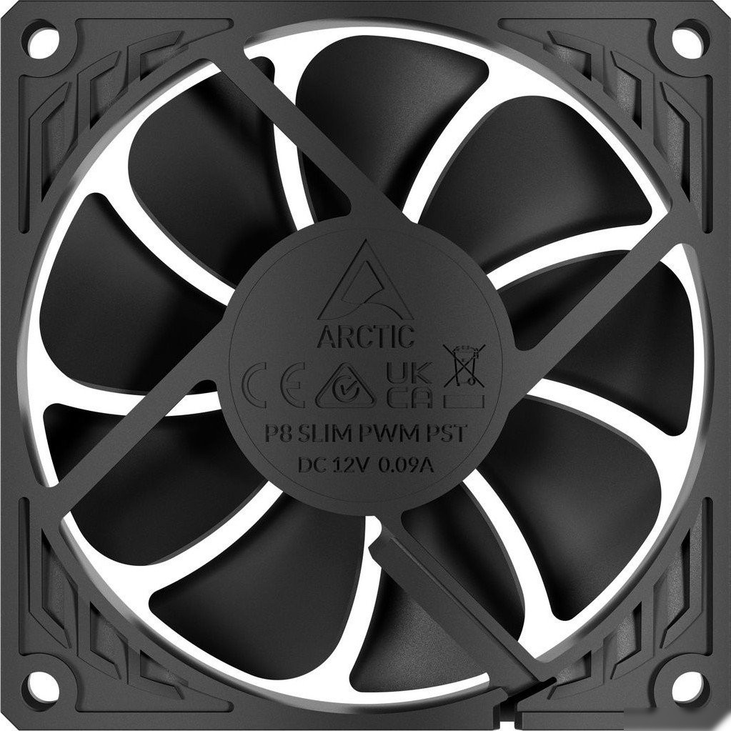 Вентилятор для корпуса Arctic P8 SLIM PWM PST (черный)