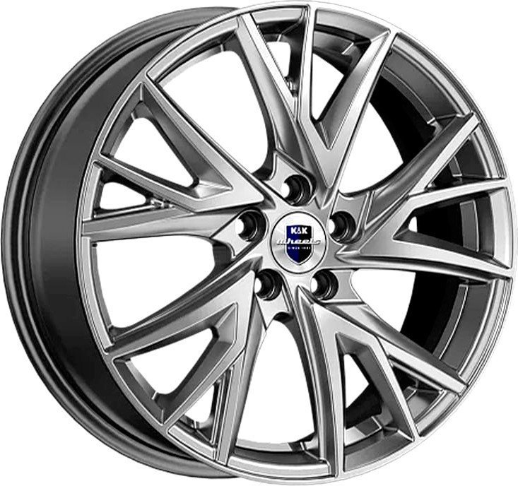 Литые диски K&K Кайлас (КС1054) 18x6.5" 5x114.3мм DIA 67.1мм ET 48мм Дарк платинум