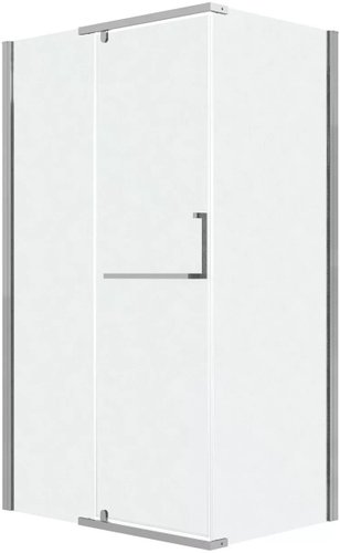 Душевой уголок Grossman Pragma 100x80x195 120.K33.03.1080.10.02 (хром/шиншилла стекло)