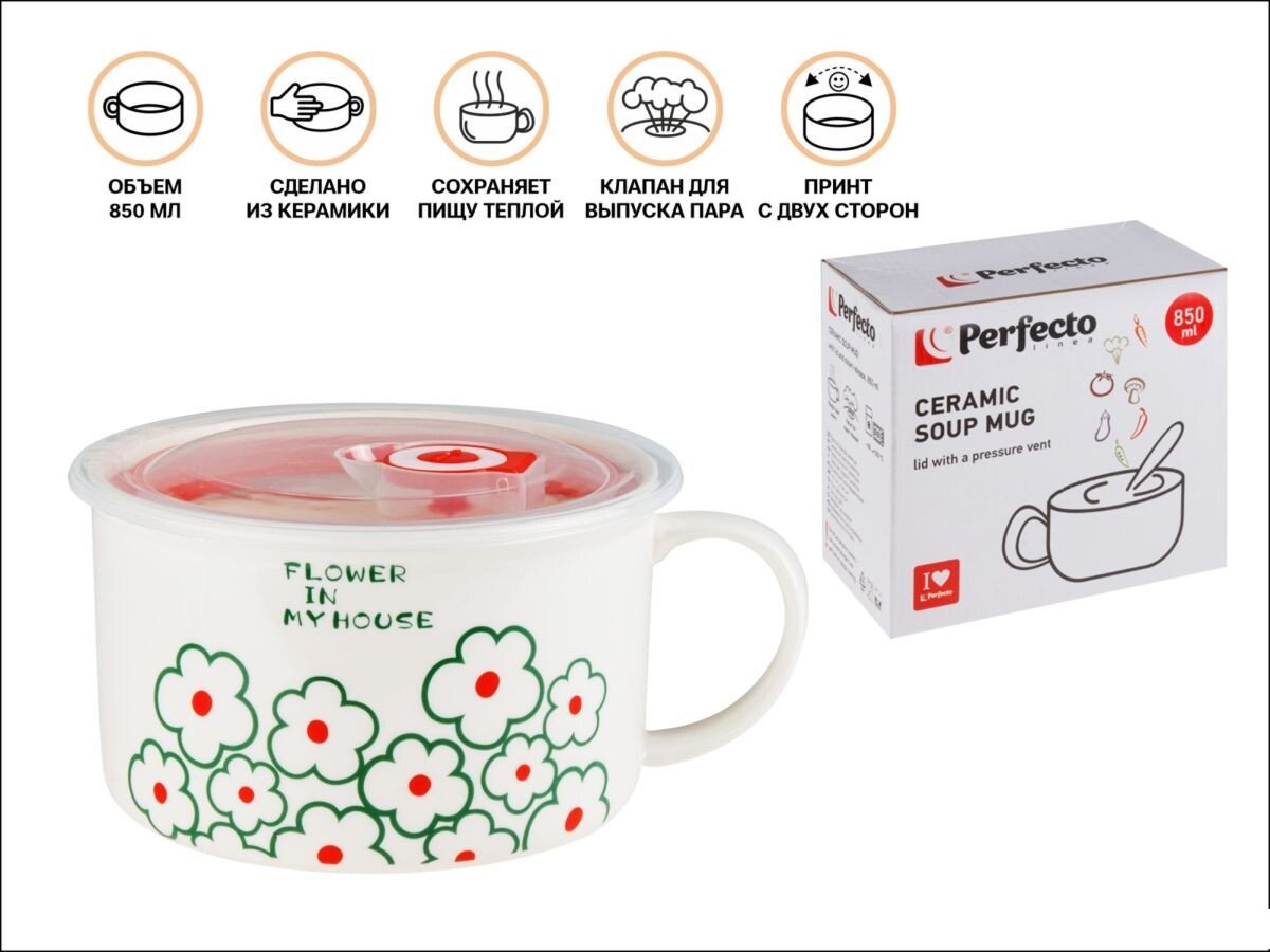 Кружка Perfecto Linea Florals-1 17-902166