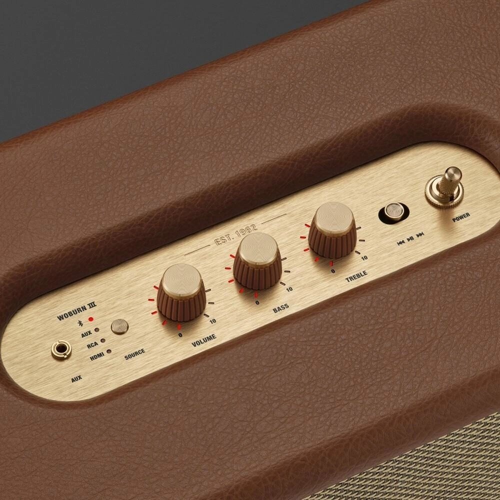 Беспроводная колонка Marshall Woburn III (коричневый)