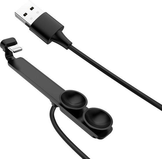 Кабель Hoco U51 USB Type-A - Lightning (1.2 м, черный)