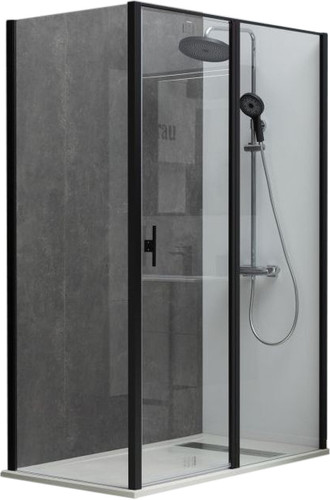 Душевой уголок Allen Brau Priority 90x90 304207 (черный браш)
