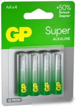 Батарейка GP Super G-Tech LR6/15AA21-2CRSBC4
