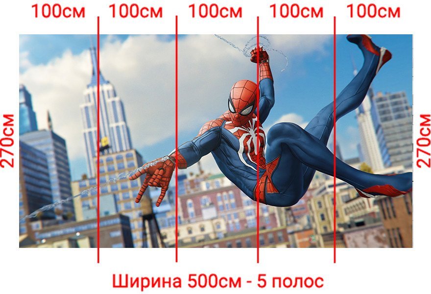 Фотообои Arthata Fotooboi-SpiderMan-68 (500x270)