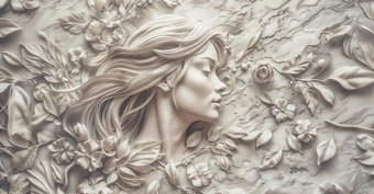 Флизелиновые обои Citydecor Барельеф 3D 2 (500x260см)