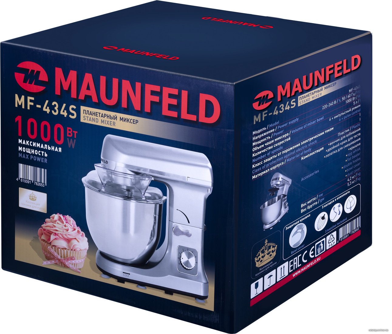 Планетарный миксер MAUNFELD MF-434S