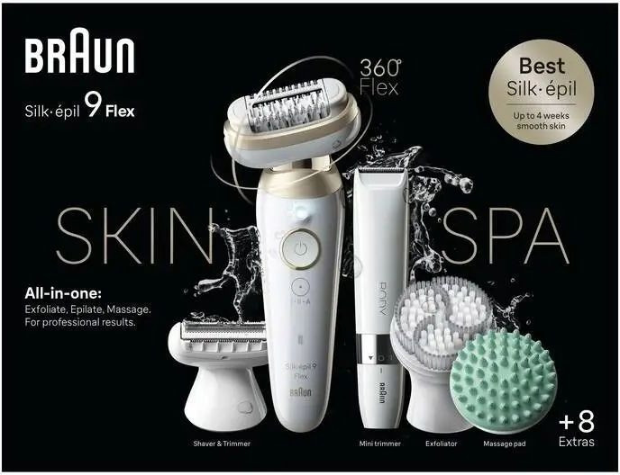 Эпилятор Braun Silk-epil 9 Flex SES9481 3D
