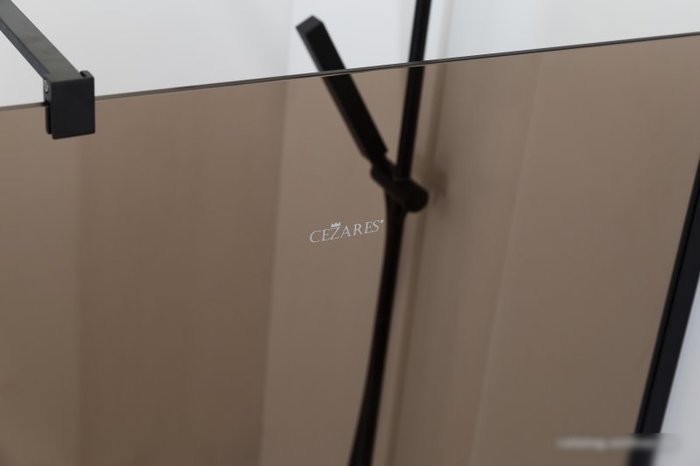 Душевая стенка Cezares LIBERTA-L-1-120-BR-NERO