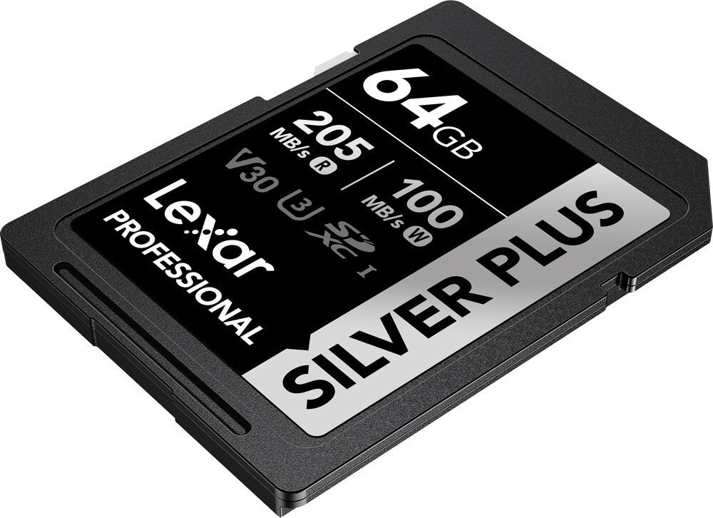 Карта памяти Lexar Professional SILVER PLUS SDXC LSDSIPL064G-BNNNG 64GB