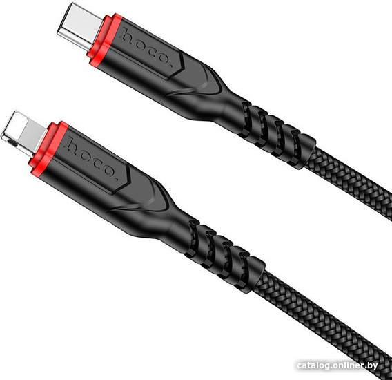 Кабель Hoco X59 USB Type-C - Lightning (2 м, черный)