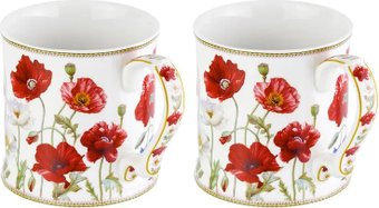Набор кружек Elan Gallery New Bone China Маки 420331_2 (2шт)