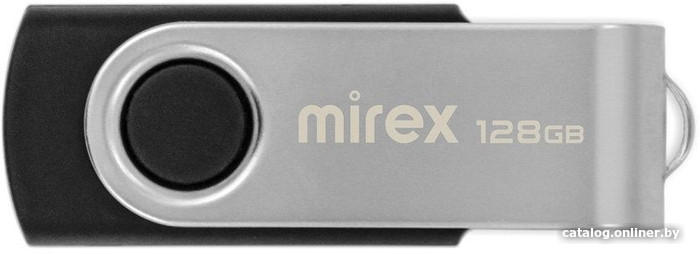 USB Flash Mirex Color Blade Swivel Rubber 2.0 128GB 13600-FMURS128