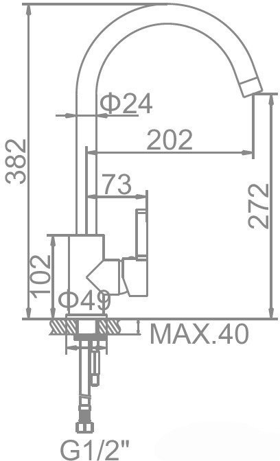 Смеситель Ledeme L4299D