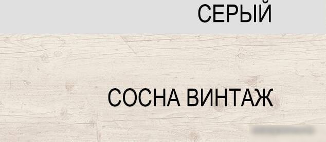 Шкаф напольный Anrex Alesia 3S/60-F1 (серый/сосна винтаж)