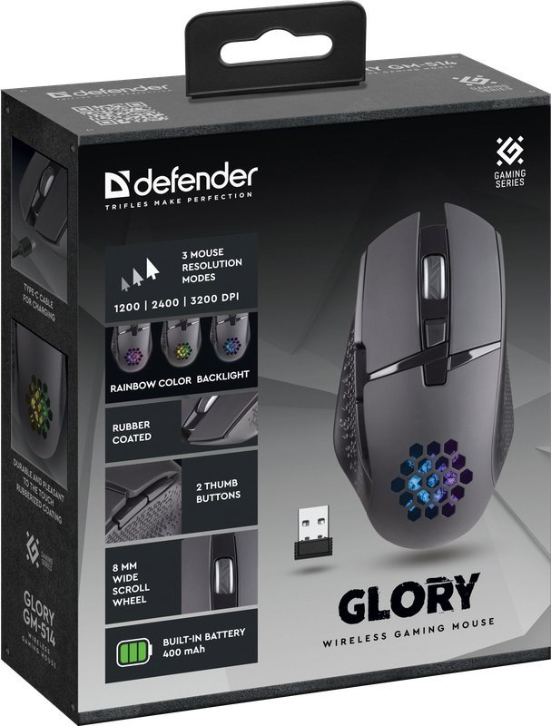 Игровая мышь Defender Glory GM-514 (черный)