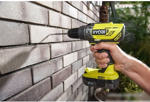 Ударная дрель-шуруповерт Ryobi R18PD3-242S 5133003820 (с 2-мя АКБ 4 Ah + 2 Ah, сумка)