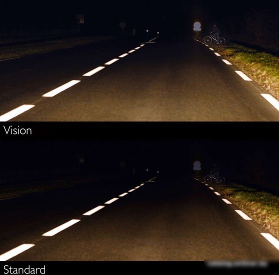 Галогенная лампа Philips H1 Vision +30% 1шт