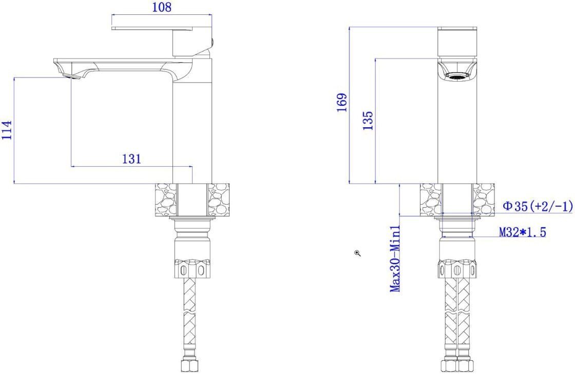 Смеситель AV Engineering AVLES1-BW1