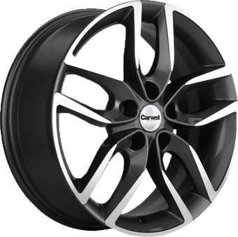 Литые диски Khomen KHW1708 Haval F7/F7x 17x6.5" 5x114.3мм DIA 64.1мм ET 40мм (F-Silver FP)
