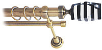 Карниз для штор Lm Decor Даймонд 135 2р гладкий 25/16мм (антик, 3.2м)