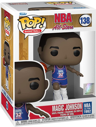 Фигурка Funko POP! NBA. Legends - Magic Johnson (Blue All Star Uni 1991) 59373