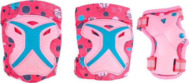 Комплект защиты Tech Team Safe Fit Kids 3.0 NN011984 (S, розовый) Комплект защиты Tech Team Safe Fit Kids 3.0 NN011984 (S, розовый)