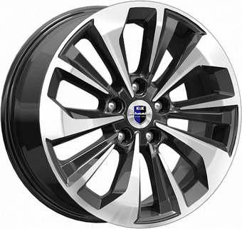 Литые диски K&K Авиор 17x7" 5x110мм DIA 65.1мм ET 40мм Алмаз черный
