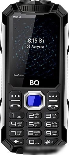 Кнопочный телефон BQ BQ-2432 Tank SE (черный)