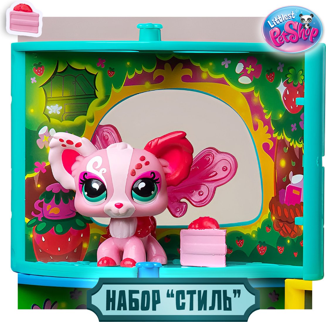 Игровой набор Hasbro Littlest Pet Shop Стиль Крылатый Папийон 01072_LPS