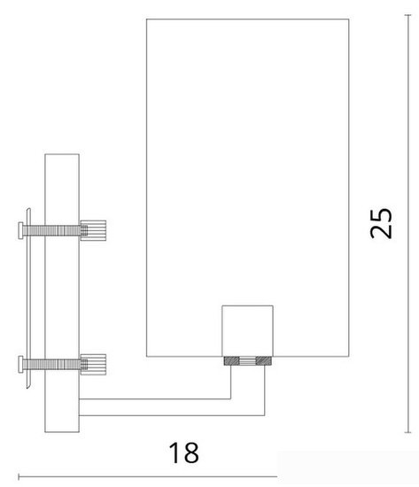 Бра Divinare Porta 5933/01 AP-1